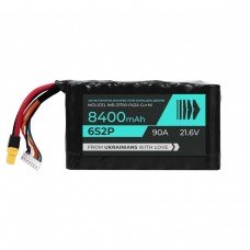 BTRY АКБ для FPV BTRY 6s2p Molicel Cu+Ni (INR21700-P42A)
