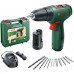 Дриль-шурупокрут акумуляторний Bosch EasyDrill 1200 (2 АКБ + набір свердел)